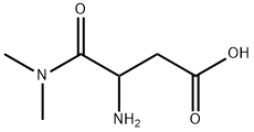 Butanoic  acid,  3-amino-4-(dimethylamino)-4-oxo- 结构式