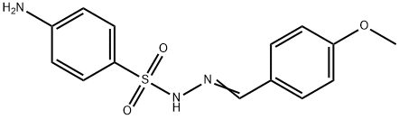 4-amino-N-[(4-methoxyphenyl)methylideneamino]benzenesulfonamide Structure