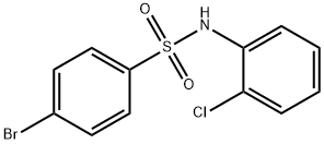 4-BroMo-N-(2-chlorophenyl)benzenesulfonaMide, 97% Structure