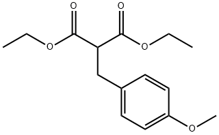 DIETHYL 4-METHOXYBENZYLMALONATE 结构式