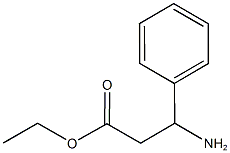3-氨基-3-苯基丙酸乙酯 结构式