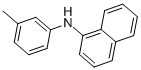 N-ALPHA-NAPHTHYL-M-TOLYL-AMINE 化学構造式
