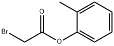 Bromoacetic acid, 2-methylphenyl ester Structure