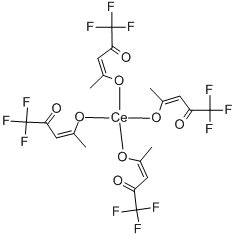 CERIUM (III) TRIFLUOROACETYLACETONATE HYDRATE Struktur