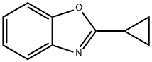 Benzoxazole,  2-cyclopropyl- Structure