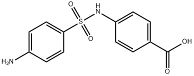 4-[[(4-アミノフェニル)スルホニル]アミノ]安息香酸 化学構造式