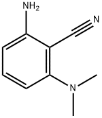 Benzonitrile,  2-amino-6-(dimethylamino)- Structure