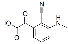 (2-cyano-3-(methylamino)phenyl)oxoacetic acid Struktur