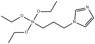 N-(三乙氧基甲硅烷基丙基)咪唑, 63365-92-4, 结构式