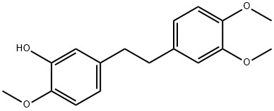 Phenol, 5-(2-(3,4-dimethoxyphenyl)ethyl)-2-methoxy- Struktur