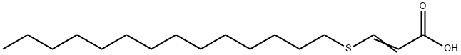 tetradecylthioacrylic acid Structure