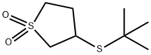 3-tert-butylsulfanylthiolane 1,1-dioxide Structure