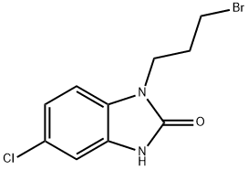1-(3-bromopropyl)-5-chloro-1,3-dihydro-2H-benzimidazol-2-one Structure