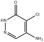 5-氨基-4-氯-3-哒嗪, 6339-19-1, 结构式