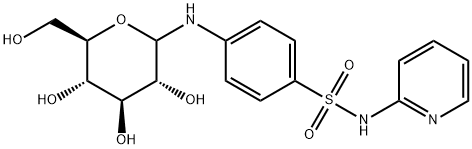 N-pyridin-2-yl-4-[[3,4,5-trihydroxy-6-(hydroxymethyl)oxan-2-yl]amino]b enzenesulfonamide Structure
