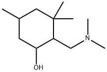 2-(dimethylaminomethyl)-3,3,5-trimethyl-cyclohexan-1-ol Structure