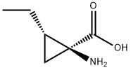 Cyclopropanecarboxylic acid, 1-amino-2-ethyl-, (1S,2S)- (9CI) Struktur