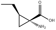 Cyclopropanecarboxylic acid, 1-amino-2-ethyl-, (1R,2R)- (9CI),63393-57-7,结构式