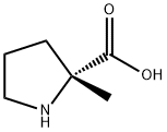 (R)-2-メチルプロリン 化学構造式