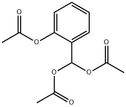 2-Acetoxyphenylmethanediol diacetate Structure