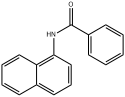 N-(1-NAPHTHYL)-BENZAMIDE, 634-42-4, 结构式