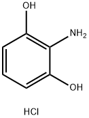 2-氨基-1,3-苯二酚盐酸盐, 634-60-6, 结构式