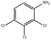 2,3,4-三氯苯胺,634-67-3,结构式