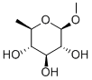 METHYL 6-DEOXY-BETA-D-GLUCOPYRANOSIDE Structure