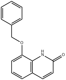 8-BENZYLOXY-1H-QUINOLIN-2-ONE Struktur