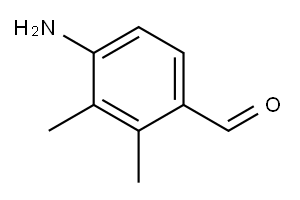Benzaldehyde, 4-amino-2,3-dimethyl- (9CI) 结构式