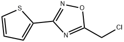 5-(CHLOROMETHYL)-3-(2-THIENYL)-1,2,4-OXADIAZOLE Struktur