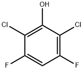 2,6-DICHLORO-3,5-DIFLUOROPHENOL Structure