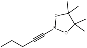 2-(1-Pentynyl)-4,4,5,5-tetramethyl-1,3,2-dioxaborolane Structure