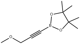 3-甲基-1-丙炔基-1-基硼酸频那醇酯, 634196-63-7, 结构式