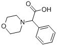 2-(4-吗啉基)-2-苯基乙酸, 6342-19-4, 结构式