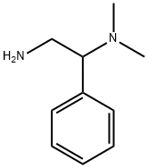 (2-アミノ-1-フェニルエチル)ジメチルアミン 化学構造式