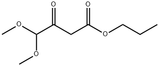 propyl 4,4-dimethoxy-3-oxo-butanoate Structure