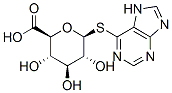 purin-6-yl 1-thio-beta-glucopyranosiduronic acid Structure