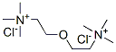 (oxydiethylene)bis[trimethylammonium] dichloride Structure