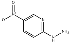 2-肼基-5-硝基吡啶 结构式