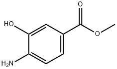 4-アミノ-3-ヒドロキシ安息香酸メチル 化学構造式