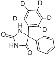 5,5-ジフェニルヒダントイン (フェニル-D5, 98%) 化学構造式