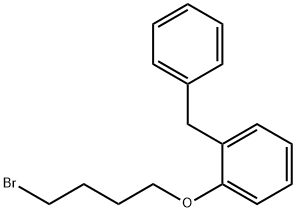 1-(4-Bromobutoxy)-2-benzylbenzene Struktur