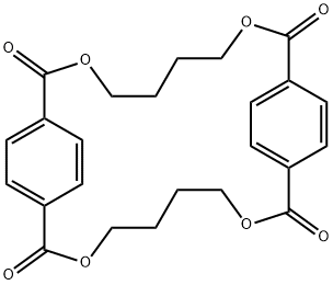 Cyclobis(1,4-butylene terephthalate) Struktur