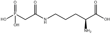 N(delta)-(phosphonoacetyl)-L-ornithine 结构式