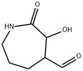 1H-Azepine-4-carboxaldehyde, hexahydro-3-hydroxy-2-oxo- (9CI) Structure