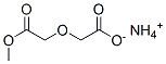 [(Methoxycarbonyl)methoxy]acetic acid ammonium salt Struktur