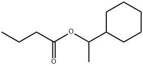 1-cyclohexylethyl butyrate Struktur