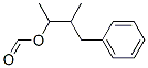 1,2-dimethyl-3-phenylpropyl formate Struktur