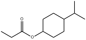4-(isopropyl)cyclohexyl propionate Struktur